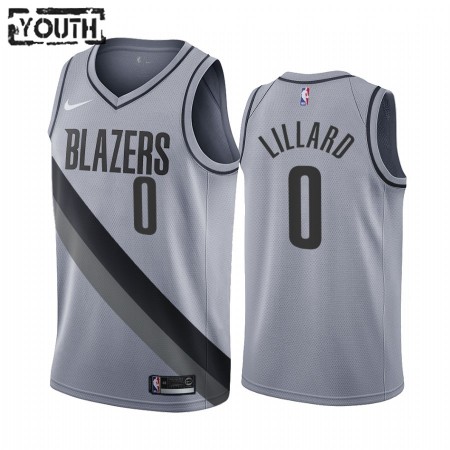 Portland Trail Blazers Damian Lillard 0 2020-21 Earned Edition Lasten Pelipaidat Swingman